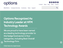 Tablet Screenshot of options-it.com